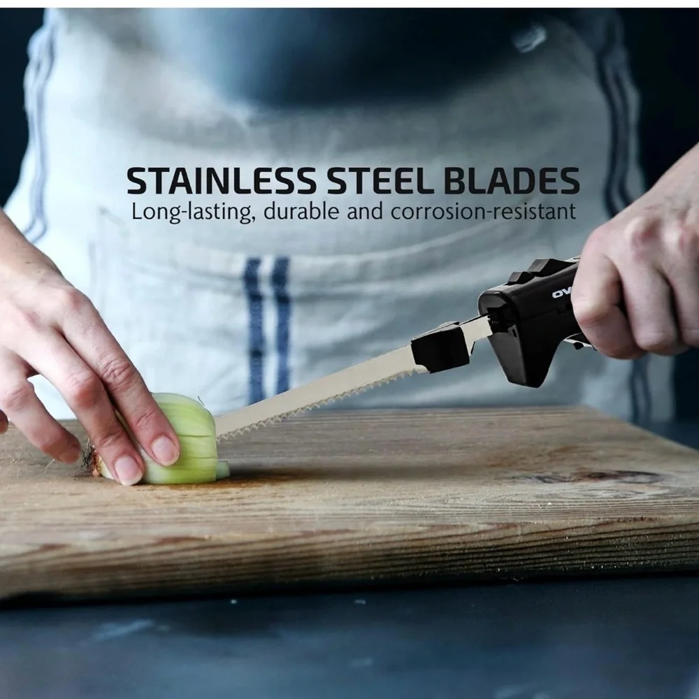 New in Box - Ovente Easy Slice Automatic Electric Knife with Stainless Steel
